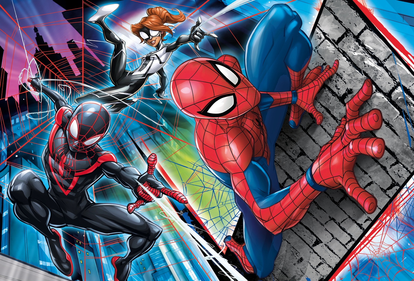 Marvel Spider Man 24 Piezas Supercolor Puzzle Clementoni