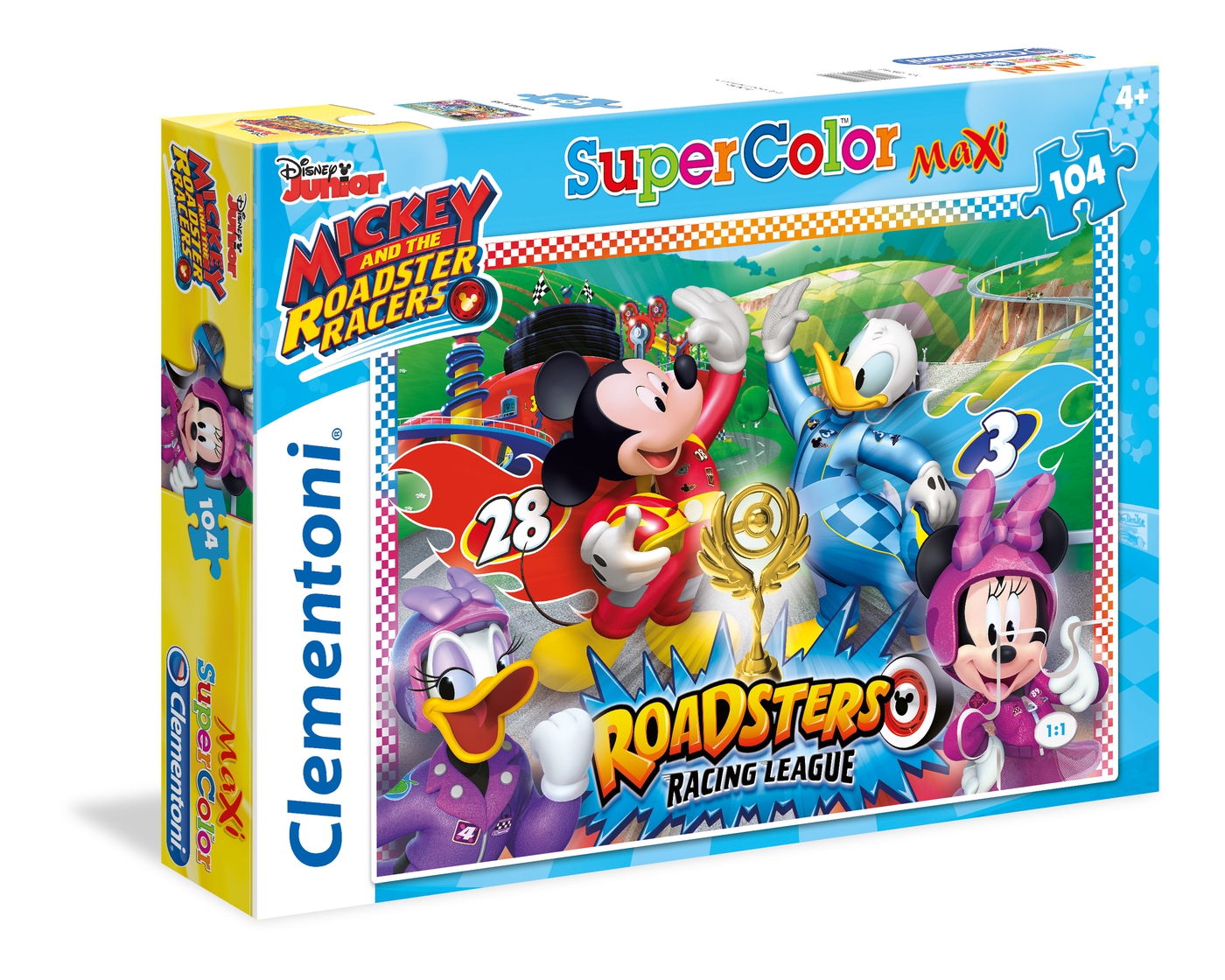 Mickey And The Roadster Racers Maxi Pcs Supercolor Clementoni