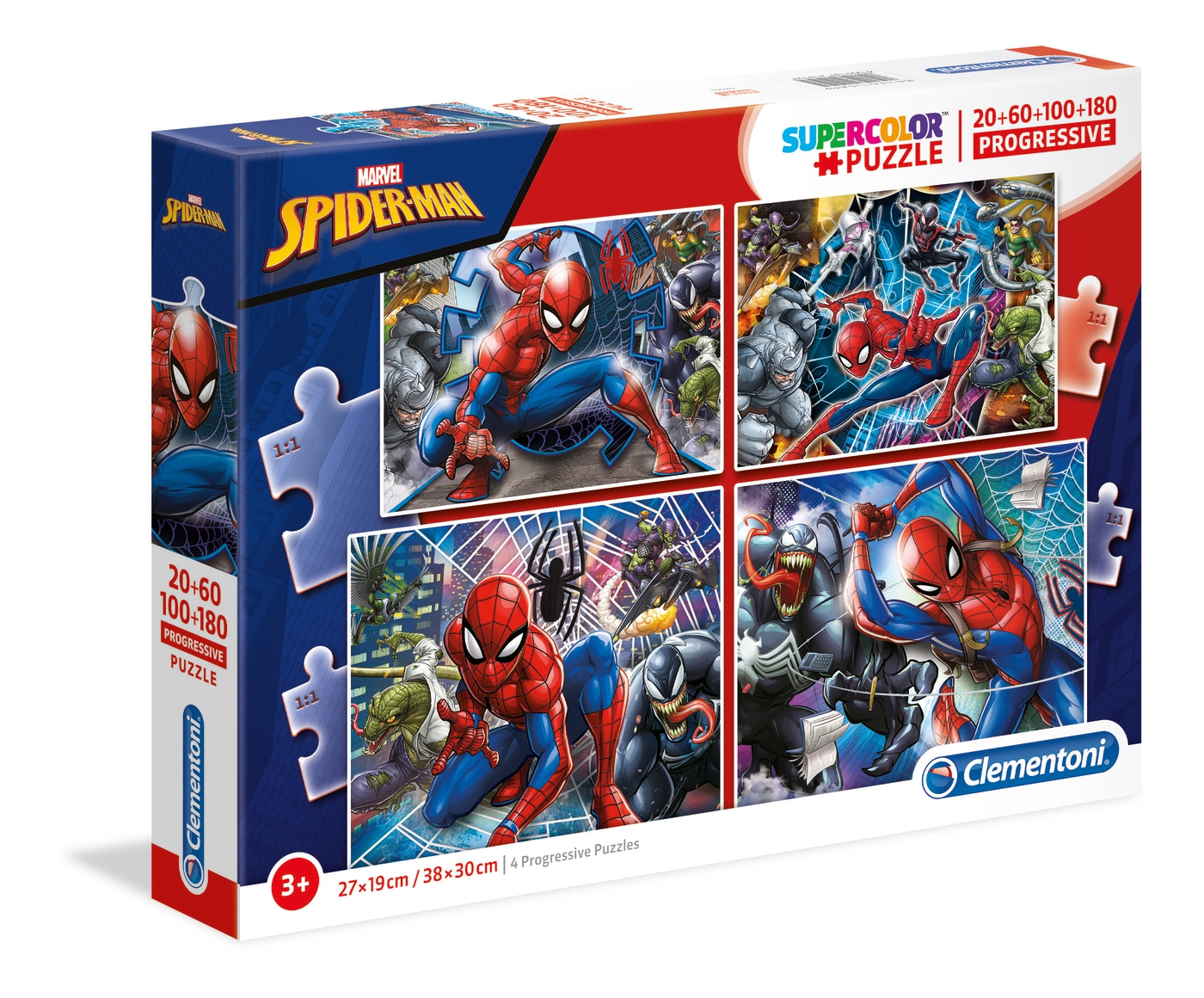 Marvel Spider Man Pcs Supercolor Puzzle Clementoni