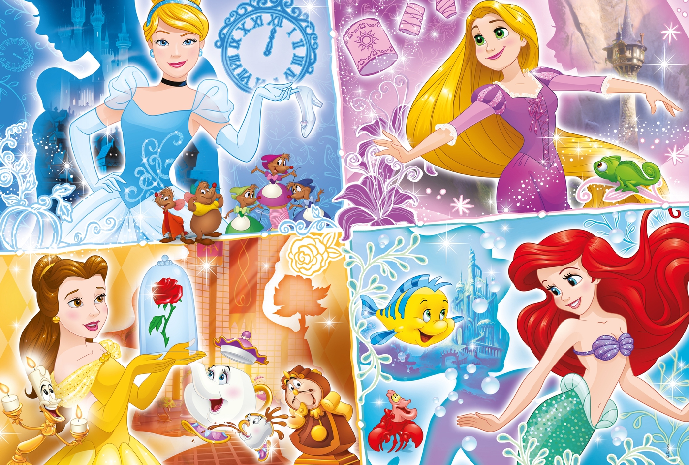 Disney Princess Pcs Supercolor Clementoni