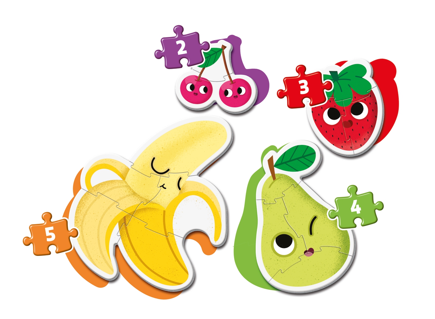 Fruits 3 6 9 12 Teile My First Puzzle Clementoni