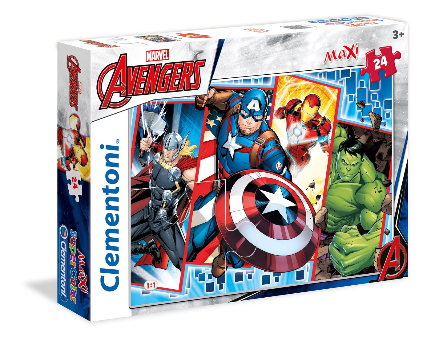 Marvel Avengers - 24 pcs - Supercolor Puzzle - Clementoni