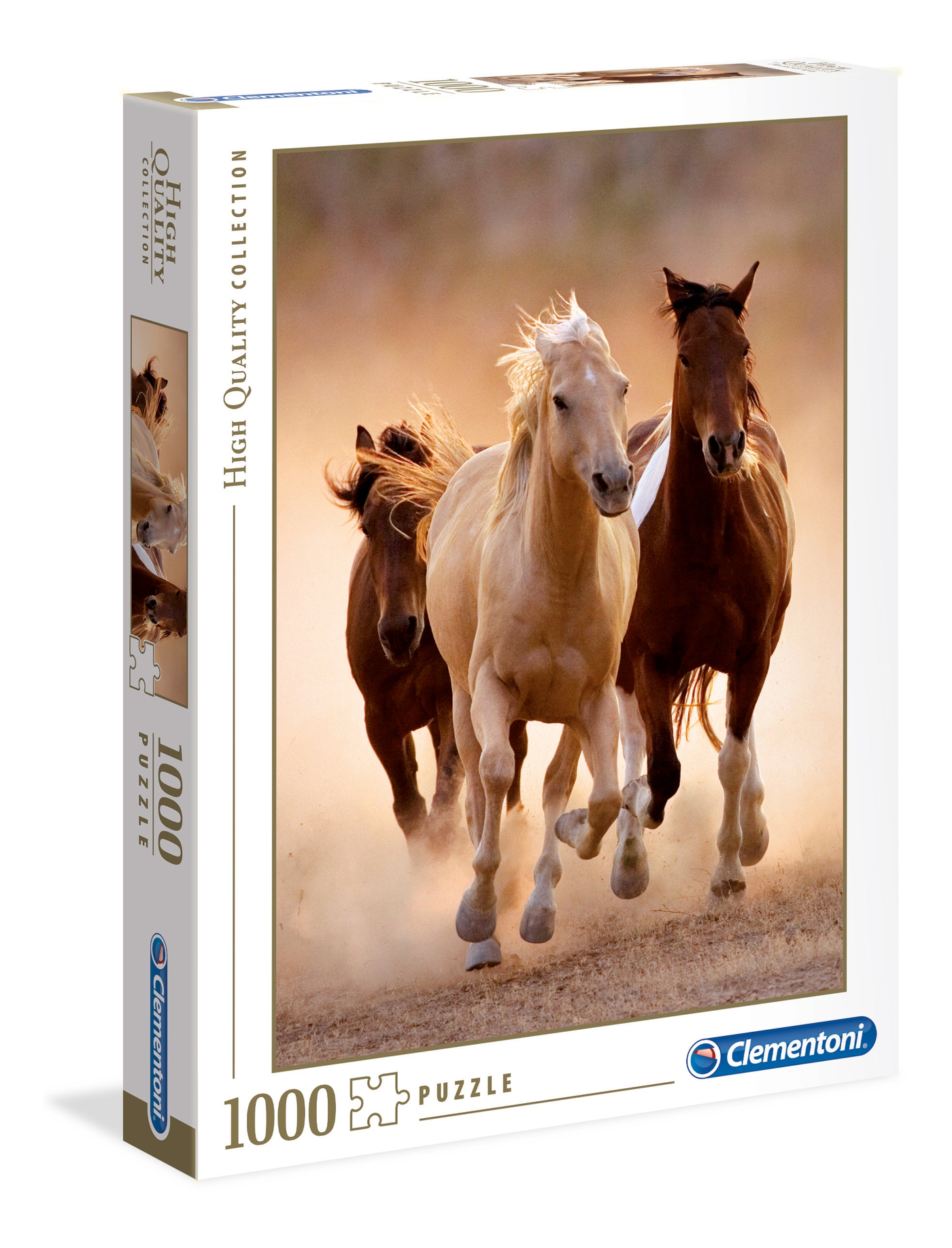 Running Horses - 1000 pcs - High Quality Collection - Clementoni