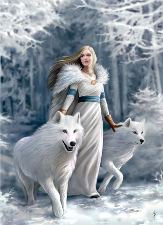 Anne Stokes - Winter Guardians - 1000 pcs - Anne Stokes Collection ...