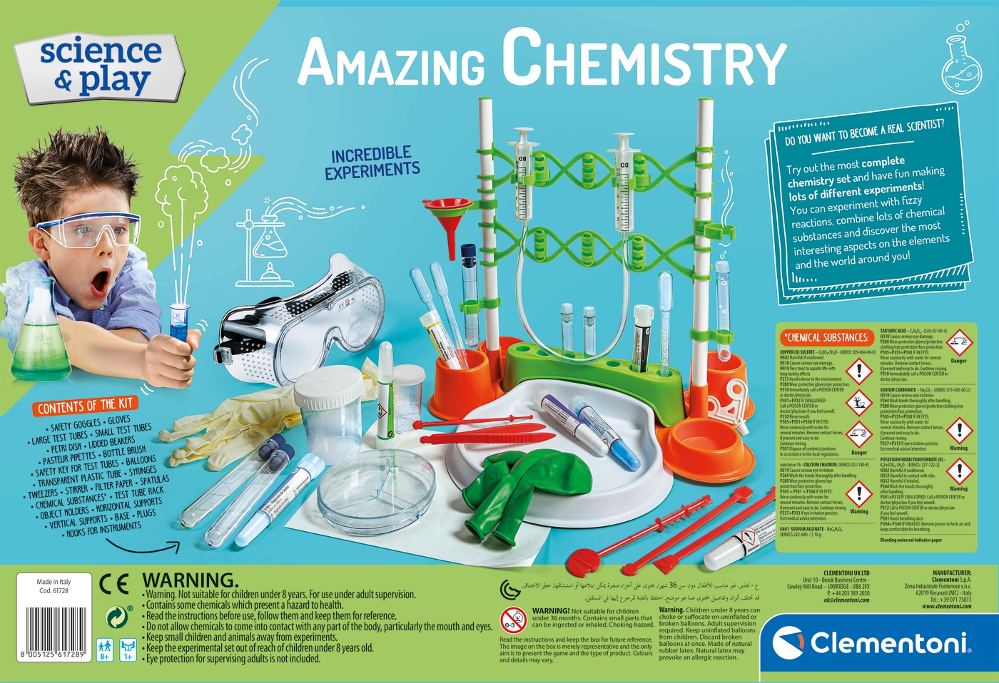 clementoni chemistry set