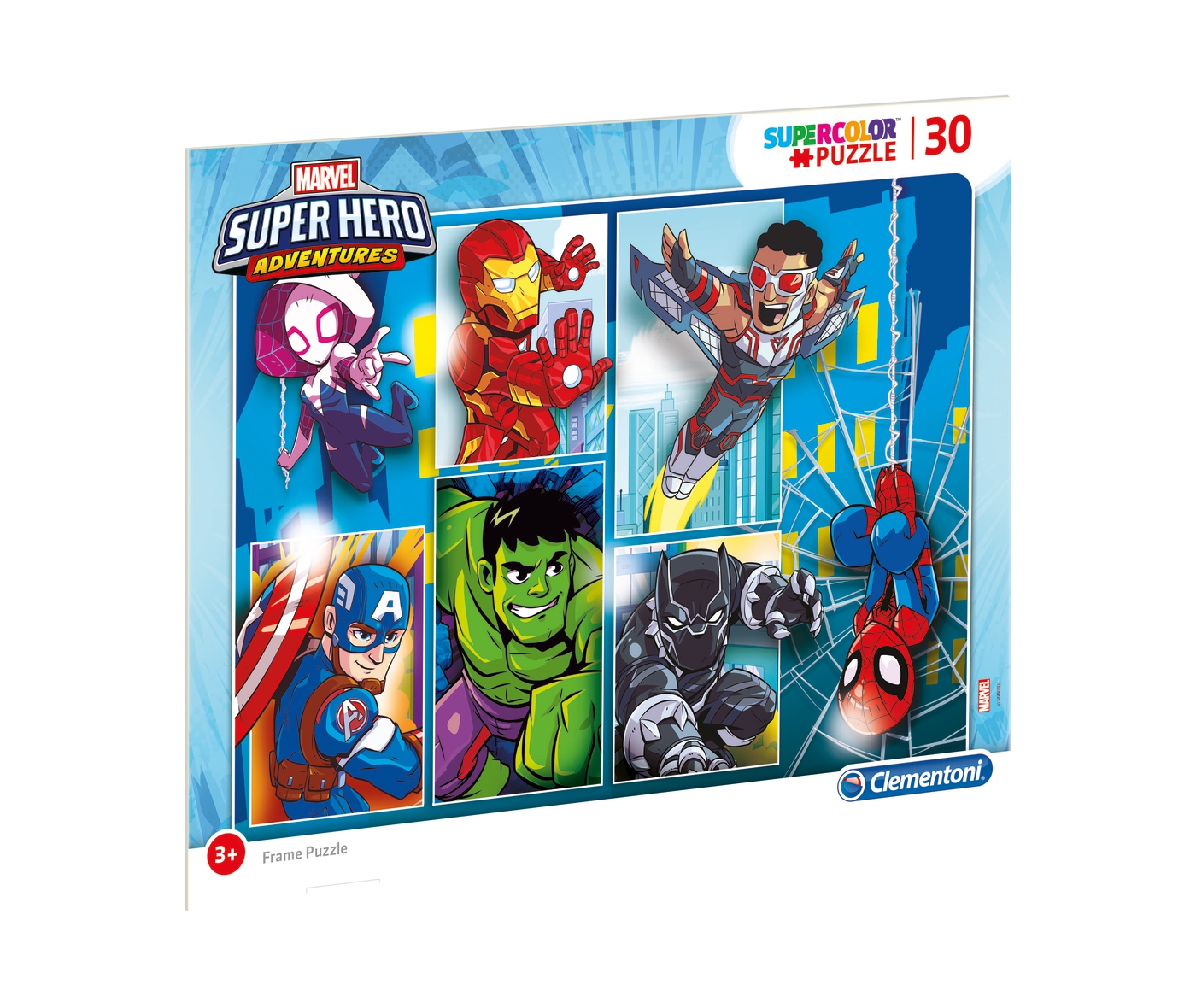 Marvel Super Hero 30 Piezas Supercolor Puzzle Clementoni