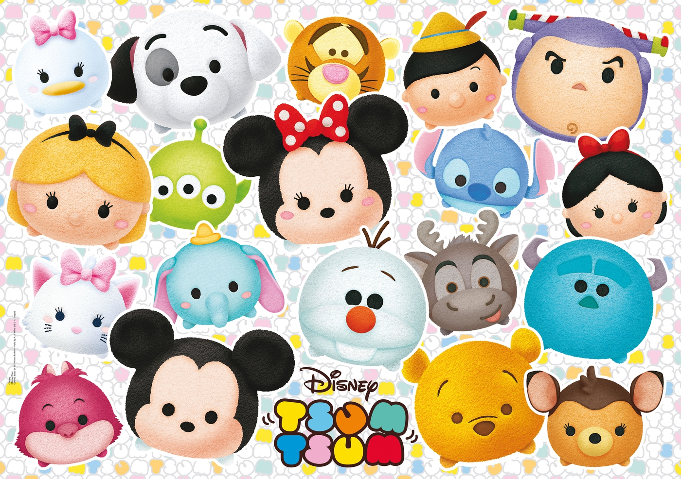 Disney Tsum Tsum: Let's All Be Friends! - 104 Maxi pcs - SuperColor ...