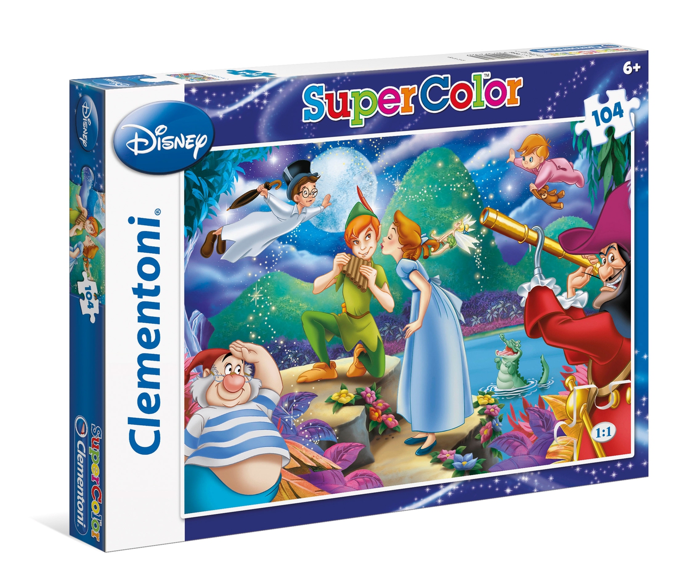 Disney Peter Pan 104 Pcs Supercolor Clementoni