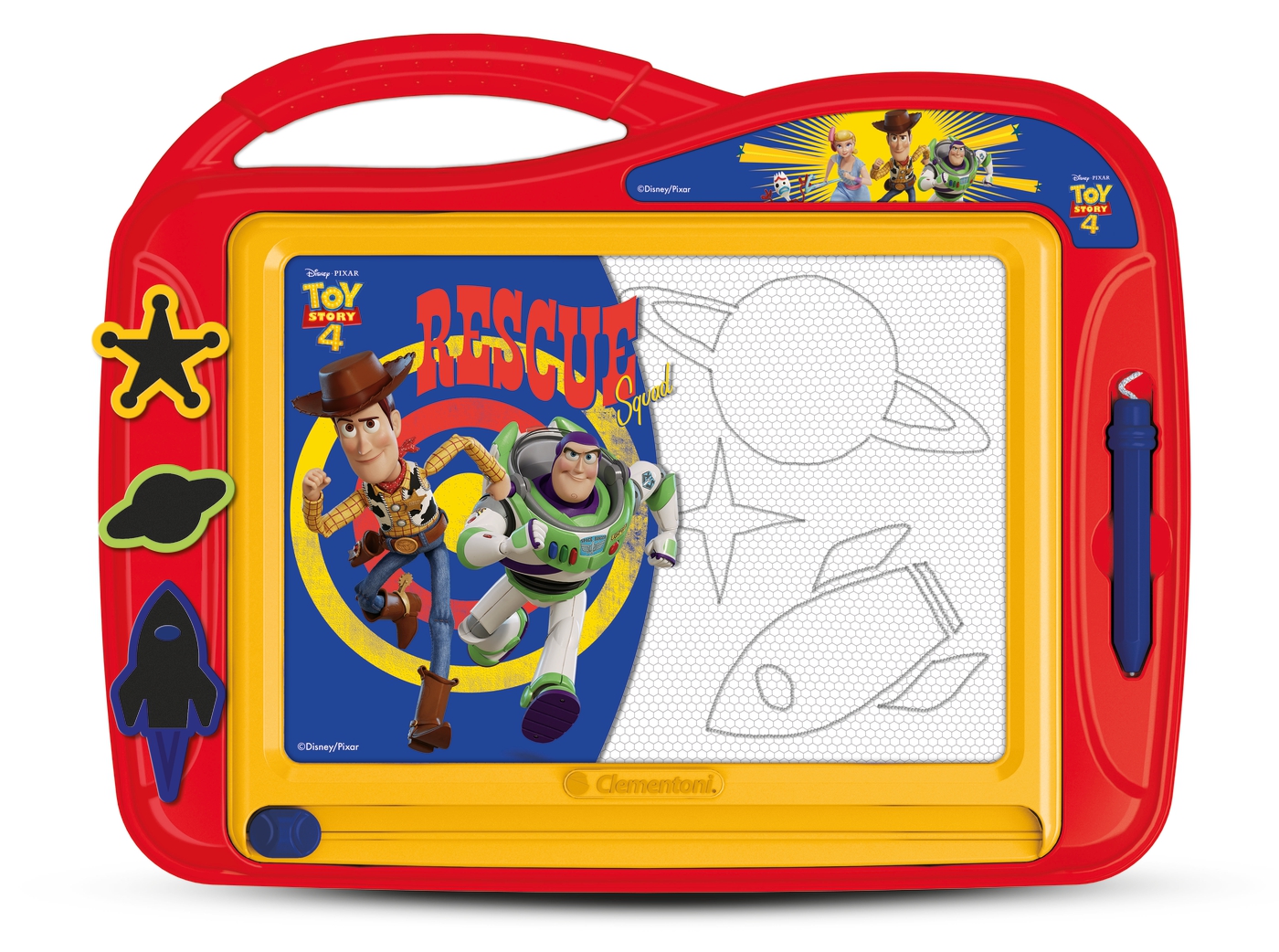 Toy Story 4 - Magnetic Drawing Board - Clementoni