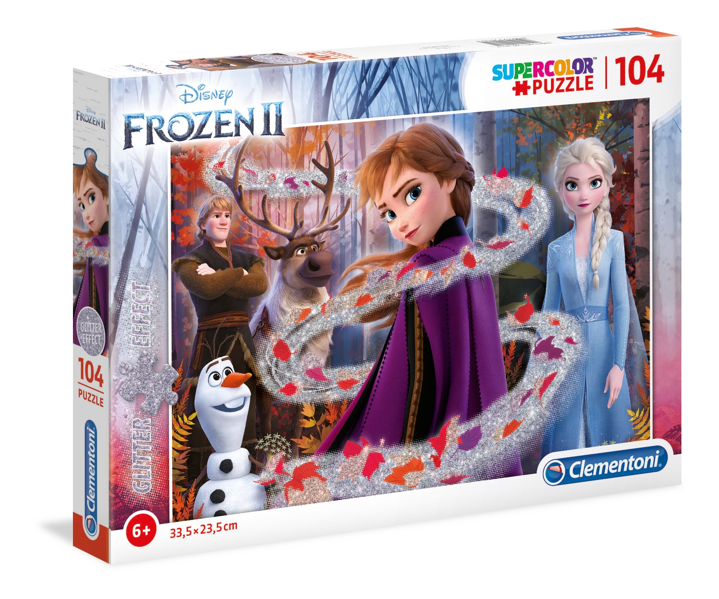 Voorzichtig Deens Zoekmachinemarketing Disney Frozen 2 - 104 el. - Glitter Puzzle - Clementoni