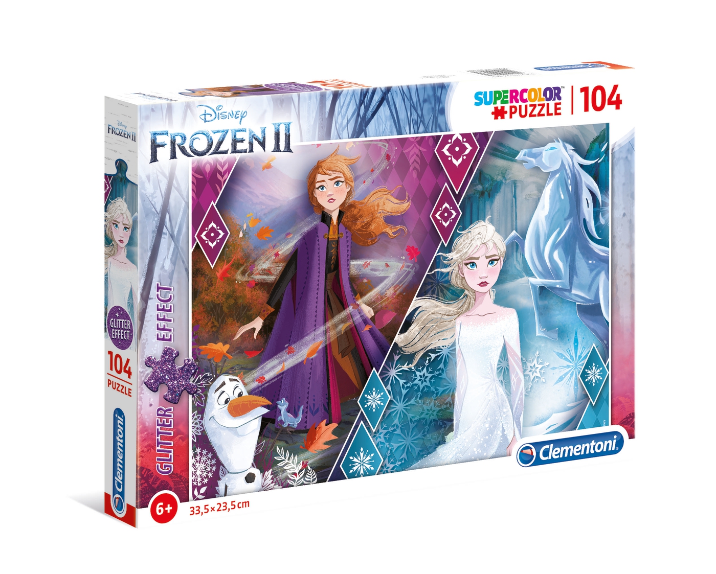 Voorzichtig Deens Zoekmachinemarketing Disney Frozen 2 - 104 el. - Glitter Puzzle - Clementoni
