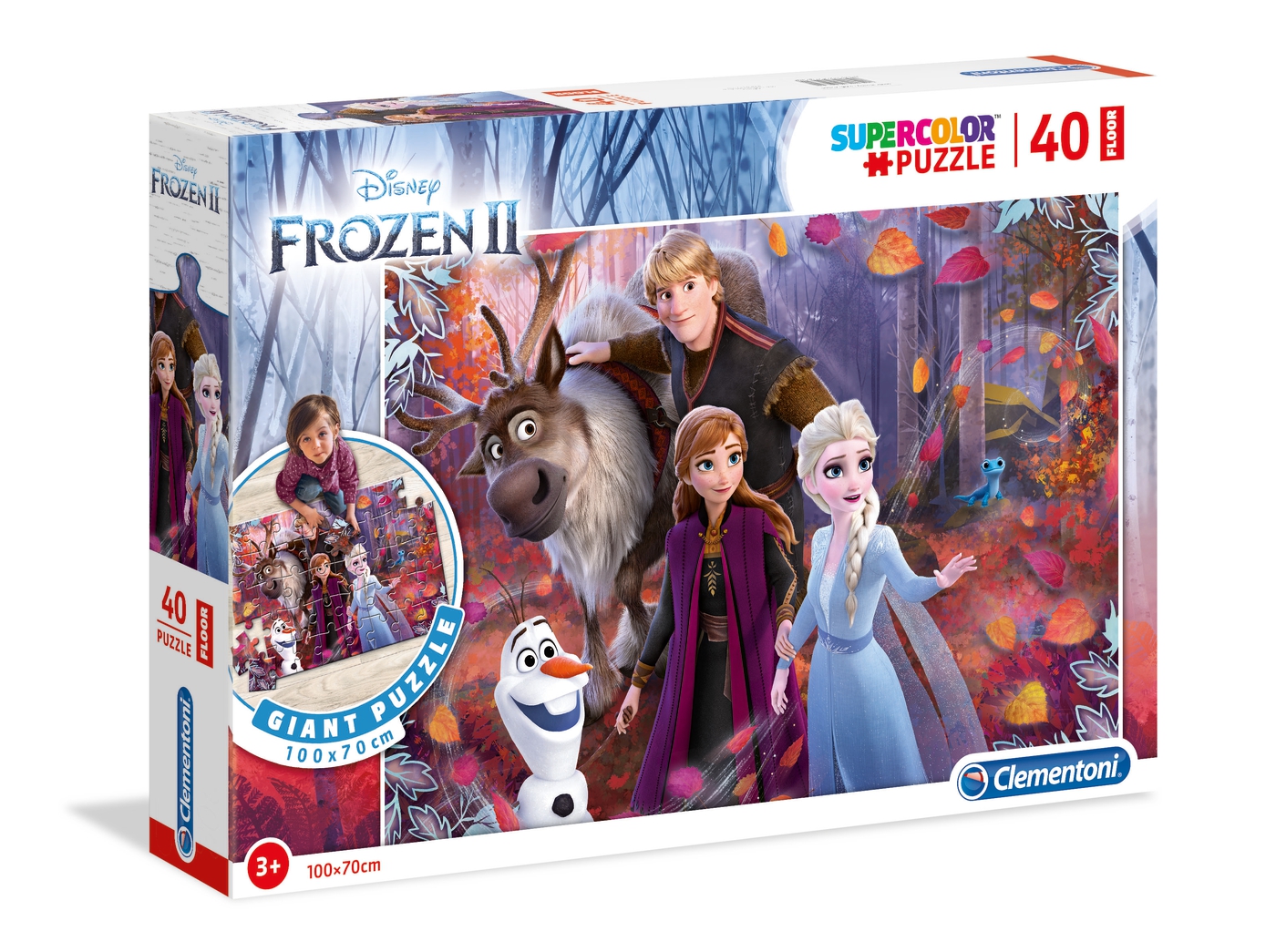 opslaan Vol Afzonderlijk Disney Frozen 2 - 40 el. - Supercolor Puzzle - Clementoni