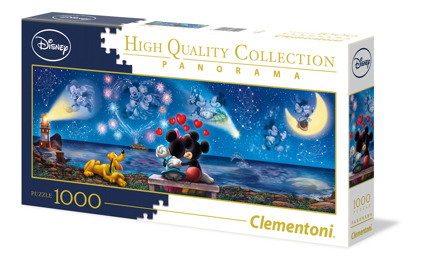zijde Hoofdkwartier Misbruik Disney Classic - Mickey & Minnie - 1000 el. - Panorama Puzzle - Clementoni