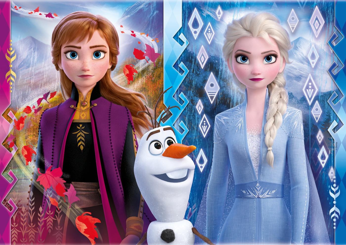 Disney Frozen  2  30 pe as Supercolor Puzzle Clementoni