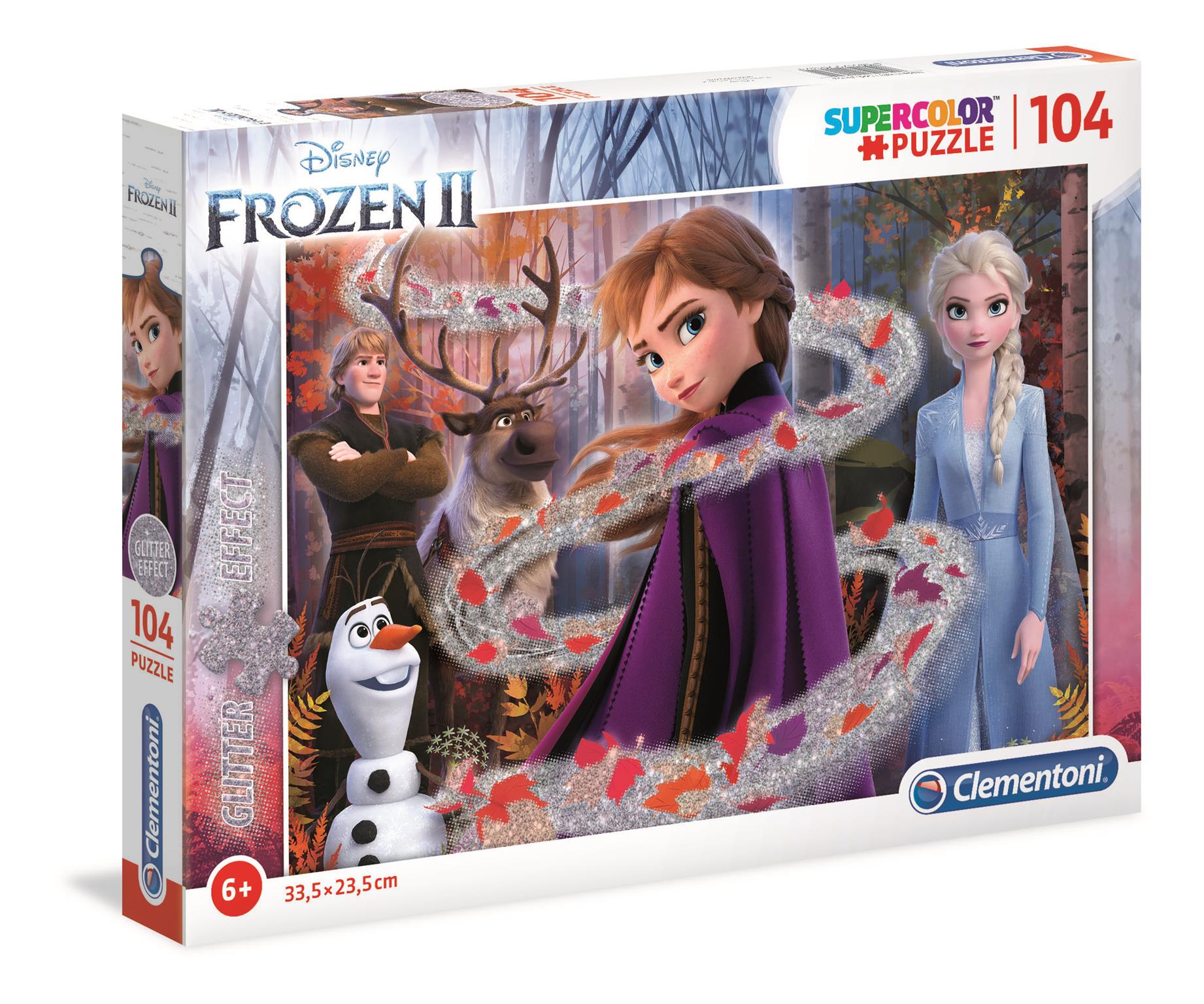 frozen glitter puzzle