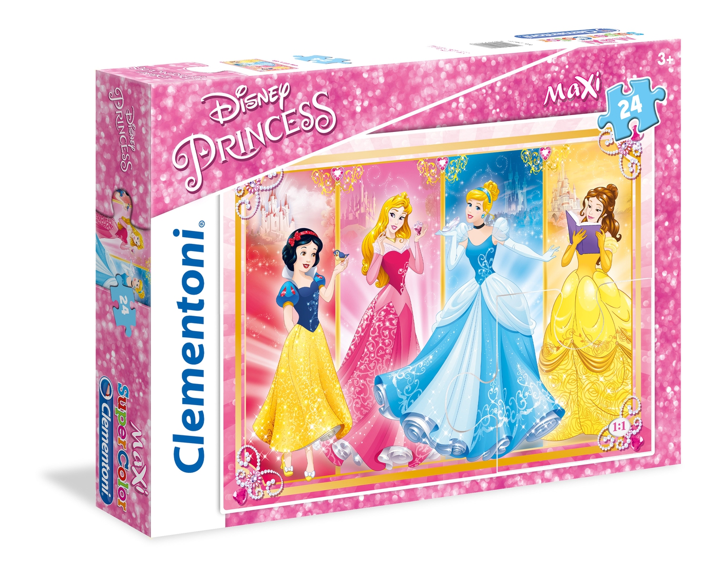 Disney Princess 24 Maxi Pcs Supercolor Clementoni