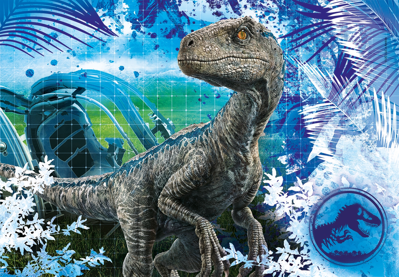 Jurassic World 3x48 Parca Supercolor Puzzle Clementoni